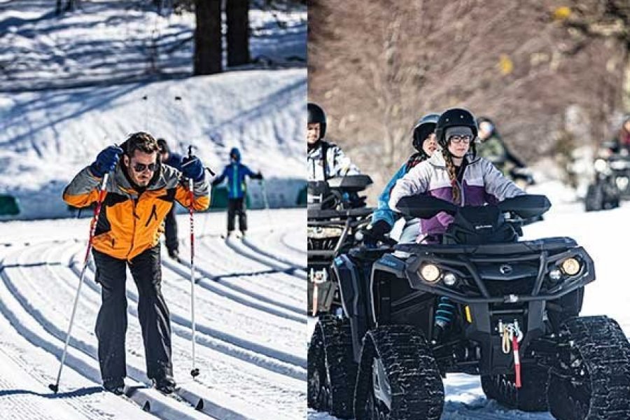 PROMO Día de Ski Nórdico + Paseo en Cuatriciclo con Orugas