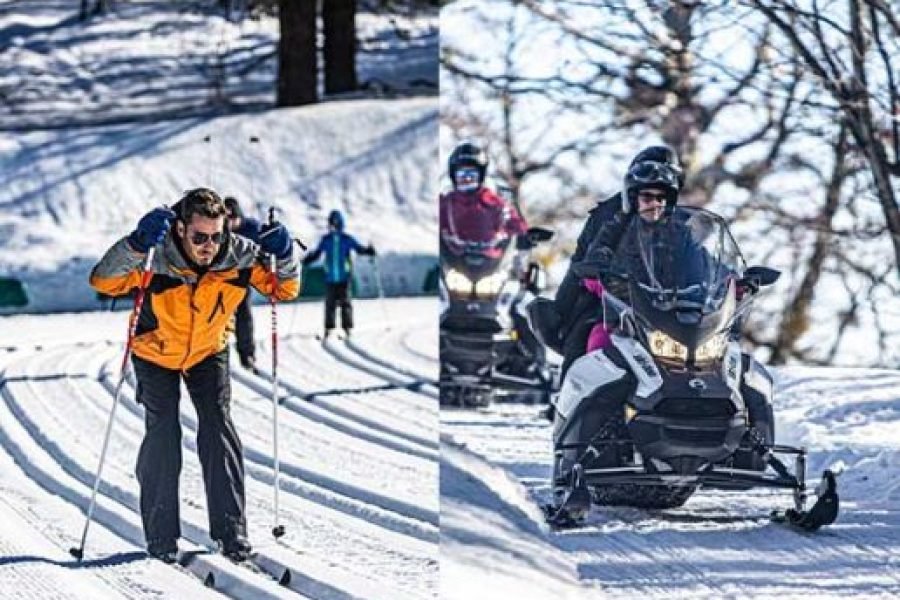 PROMO Día de Ski Nórdico + Paseo en Moto de Nieve